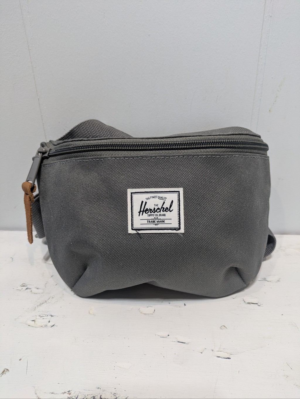 Herschel Dark Gray Belt Bag Fanny Pack In Small